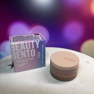 Kaja Beauty ~ Bouncy Matte & Shimmer Eyeshadow Trio ~ Chocolate Dahlia